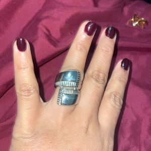 Silver  chunky ring